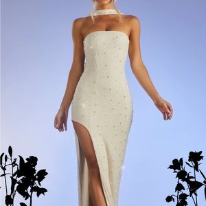 Oh Polly ivory dress Belgravia